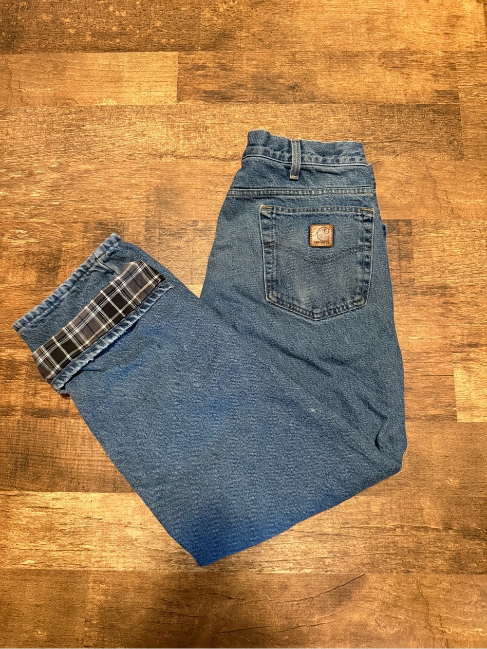 Carhartt Men’s Flannel Lined Jeans